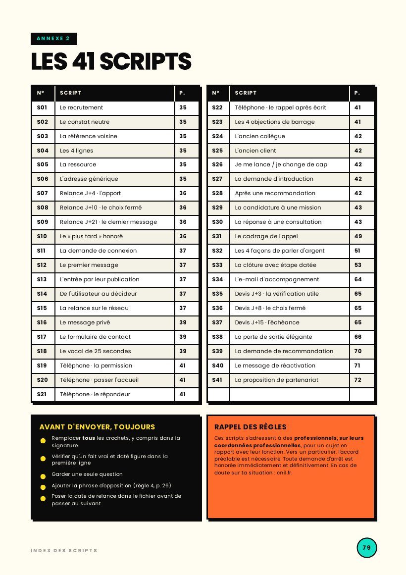 Les 41 scripts, page 79
